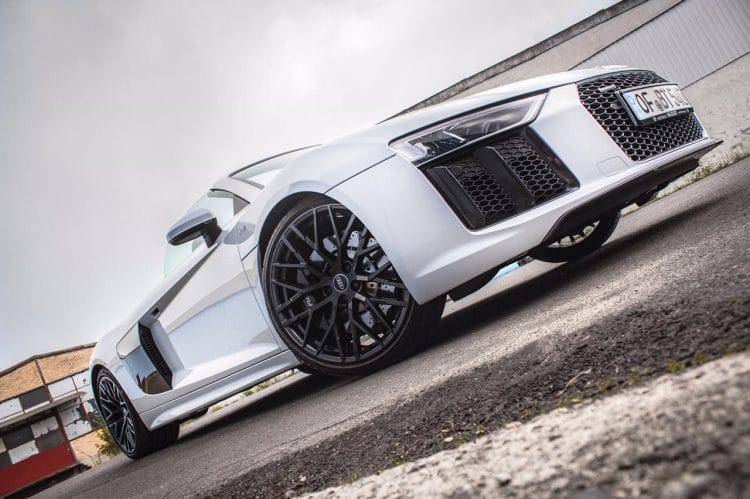 audi r8 v10 spyder frankfurt vorn