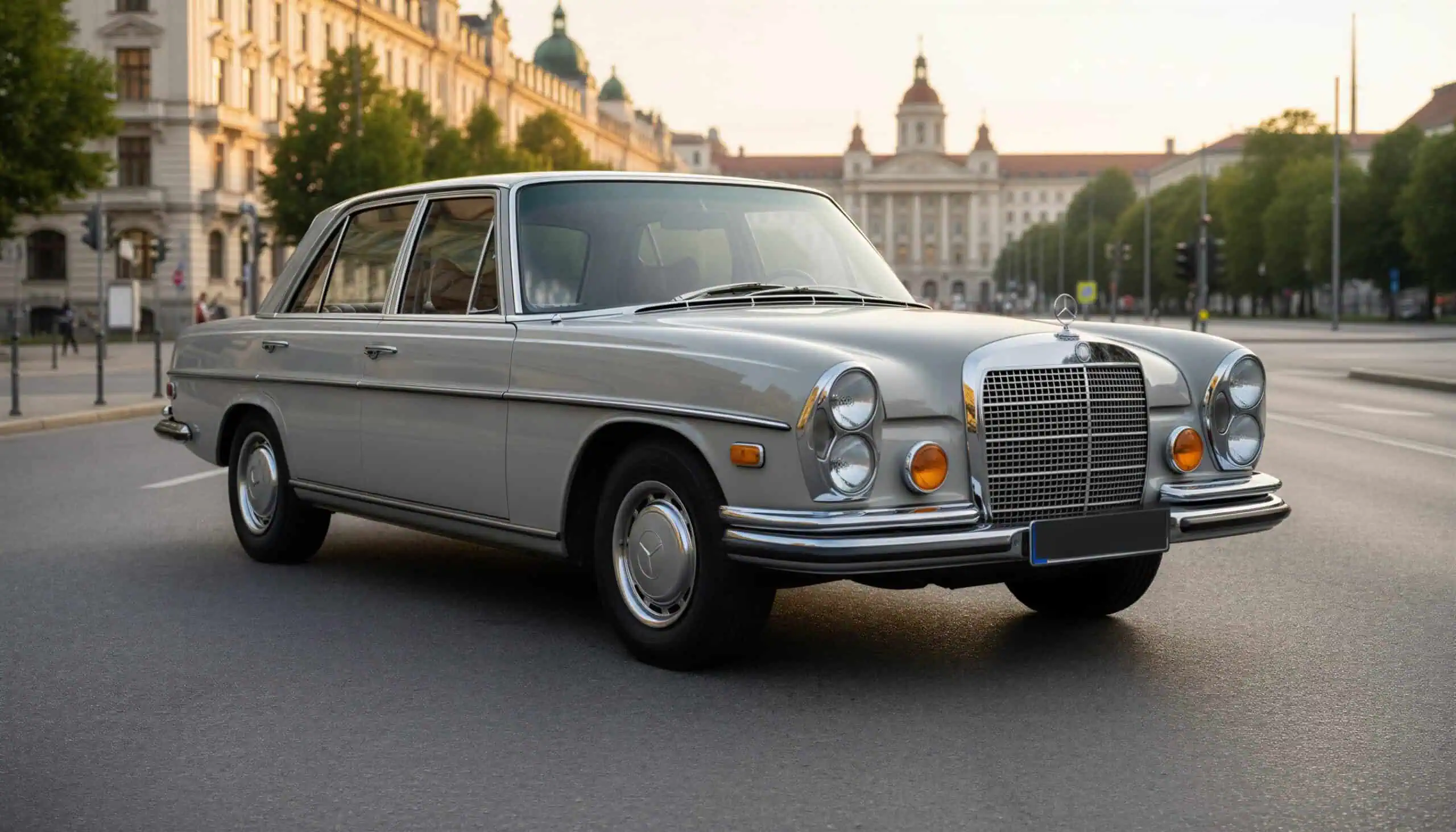 Mercedes 280 SE mieten in München hero