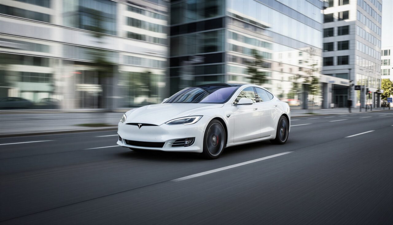 Tesla Model S mieten in Berlin hero