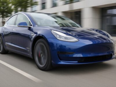Tesla Model 3 Standard Plus mieten in Berlin hero