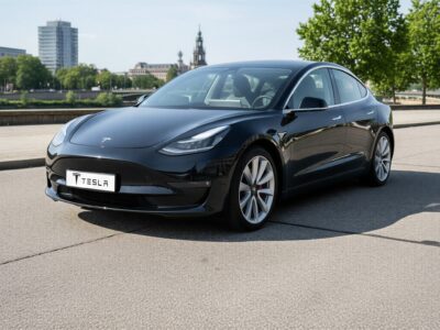 Tesla Model 3 Long Range mieten in Dresden hero