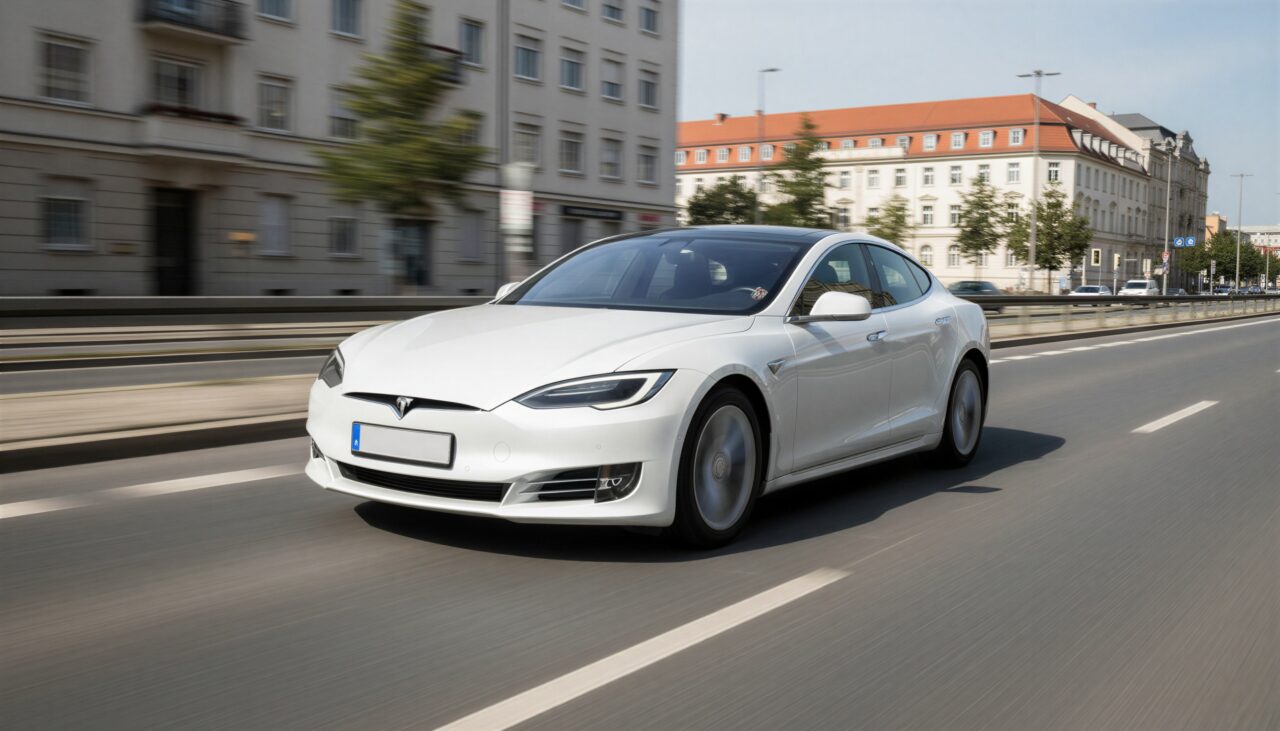 Tesla Model S mieten in Dresden hero