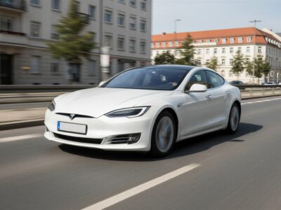 Tesla Model S mieten in Dresden hero