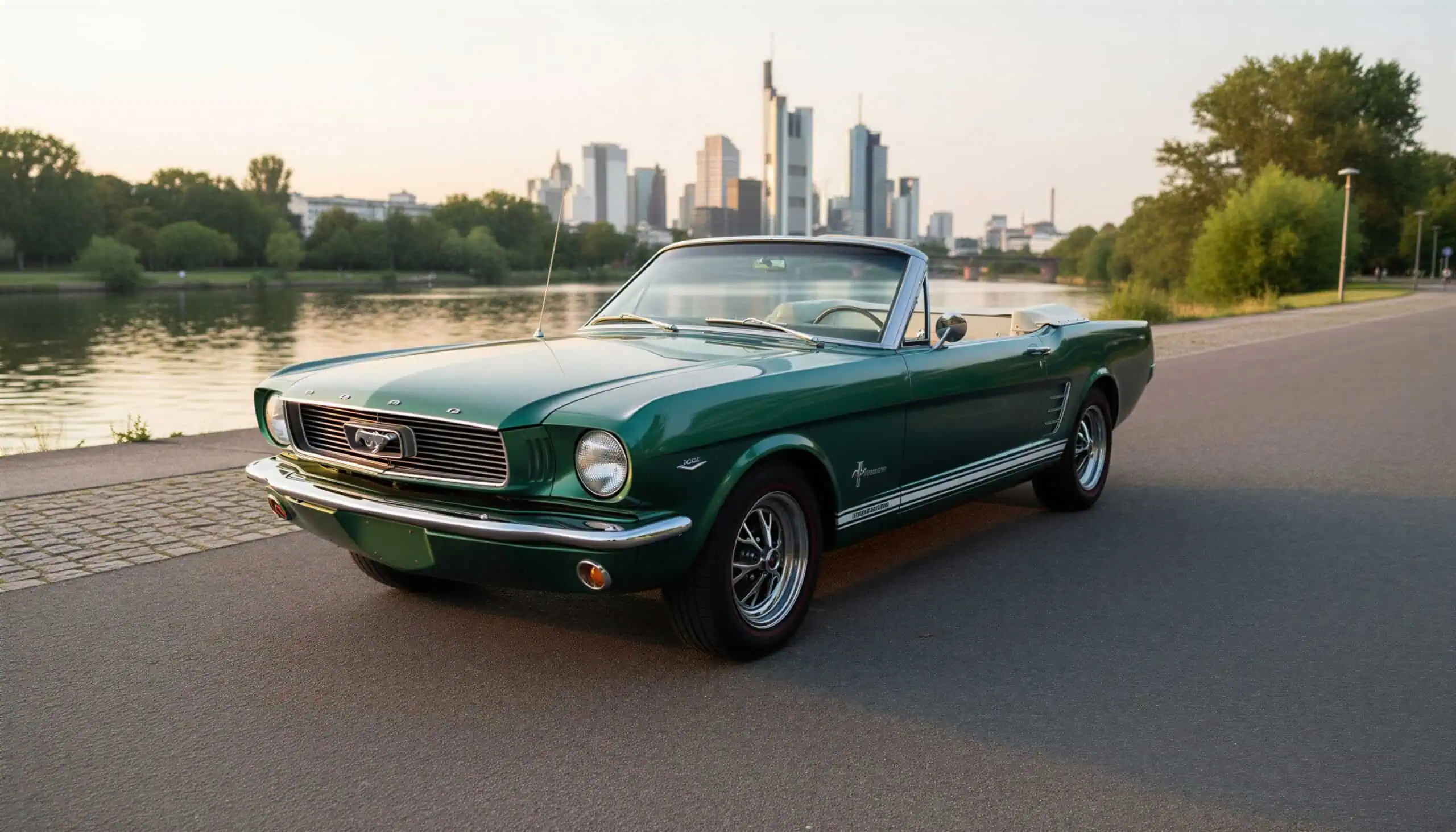 Ford Mustang Oldtimer mieten in Frankfurt hero