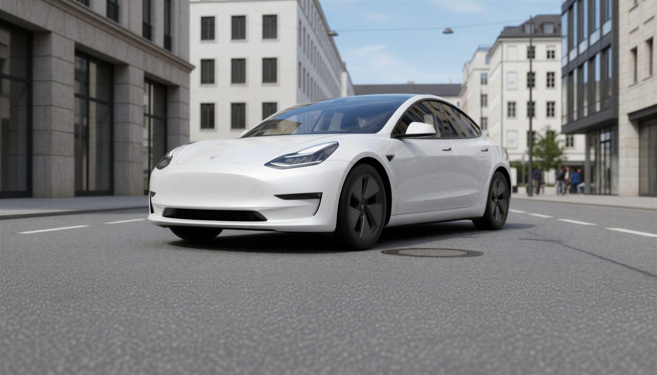 Tesla Model 3 mieten in München hero