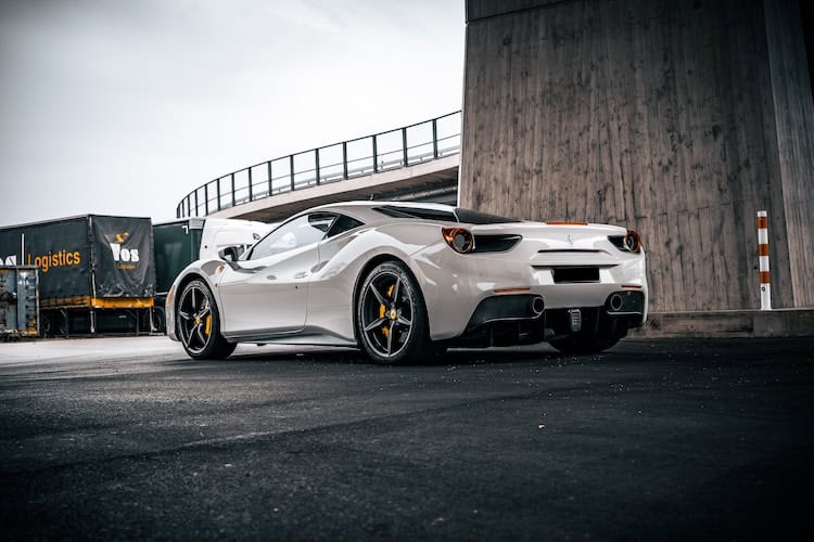 Heckansicht vom Ferrari 488 GTB in München