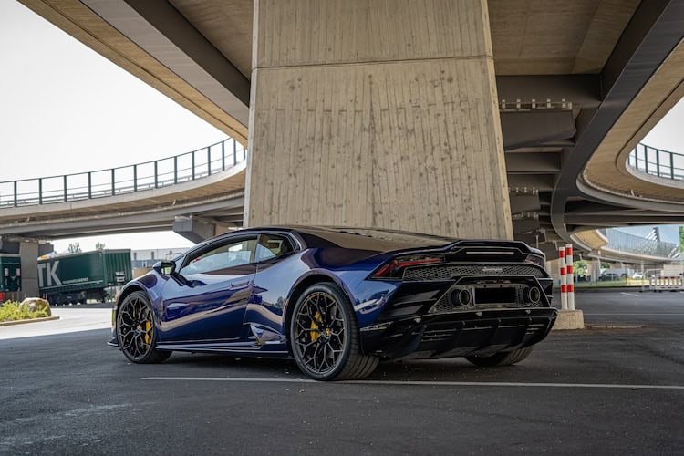 Heck vom Lamborghini Huracan EVO in München