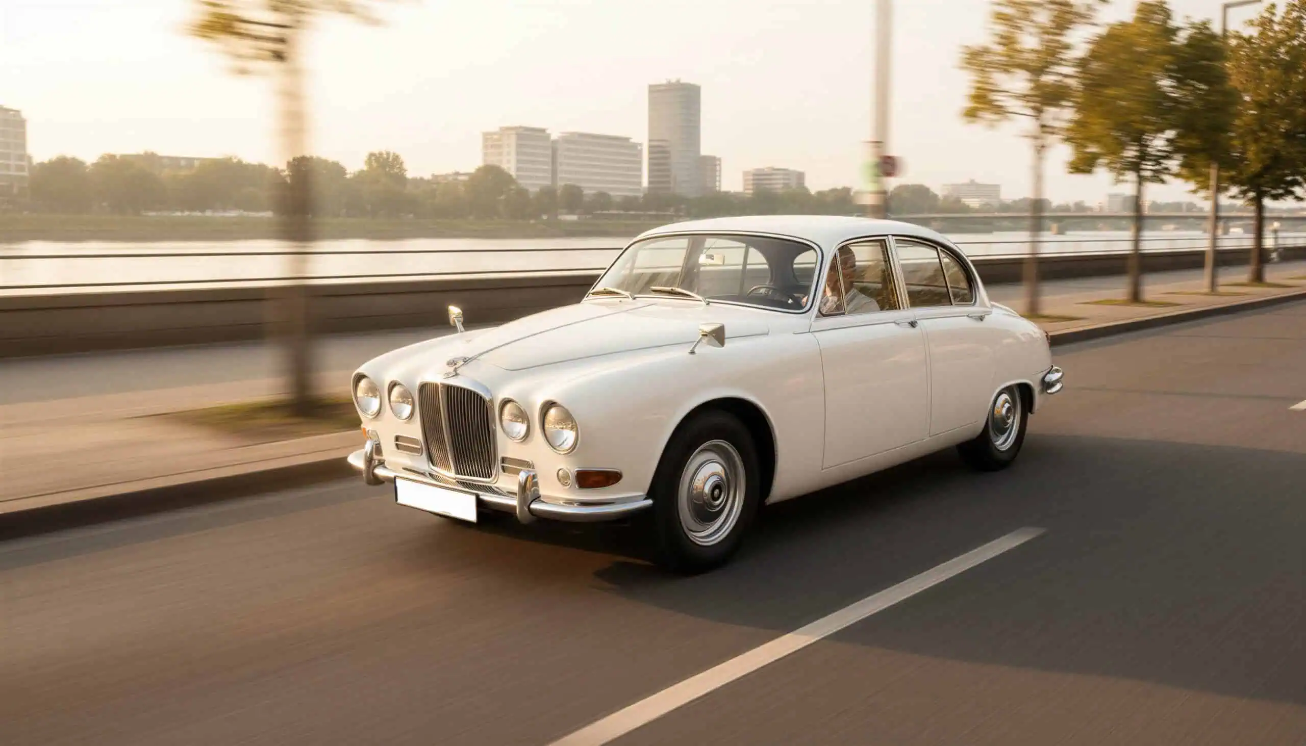 Jaguar 420 Oldtimer mieten in Frankfurt hero