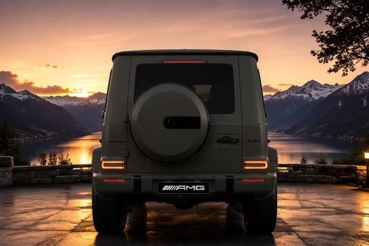 Heckansicht vom Mercedes G63 AMG in Kassel