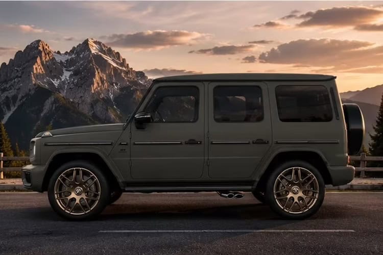 Seitenansicht vom Mercedes G63 AMG in Kassel