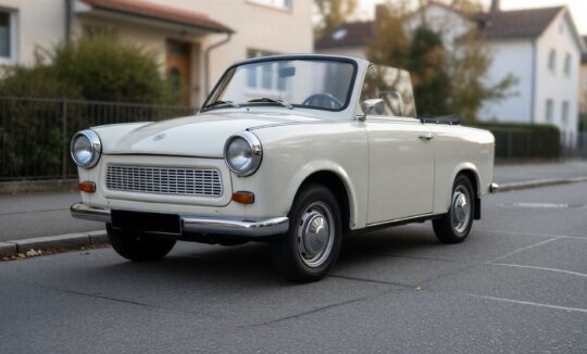 Trabant Cabrio Oldtimer mieten in München hero