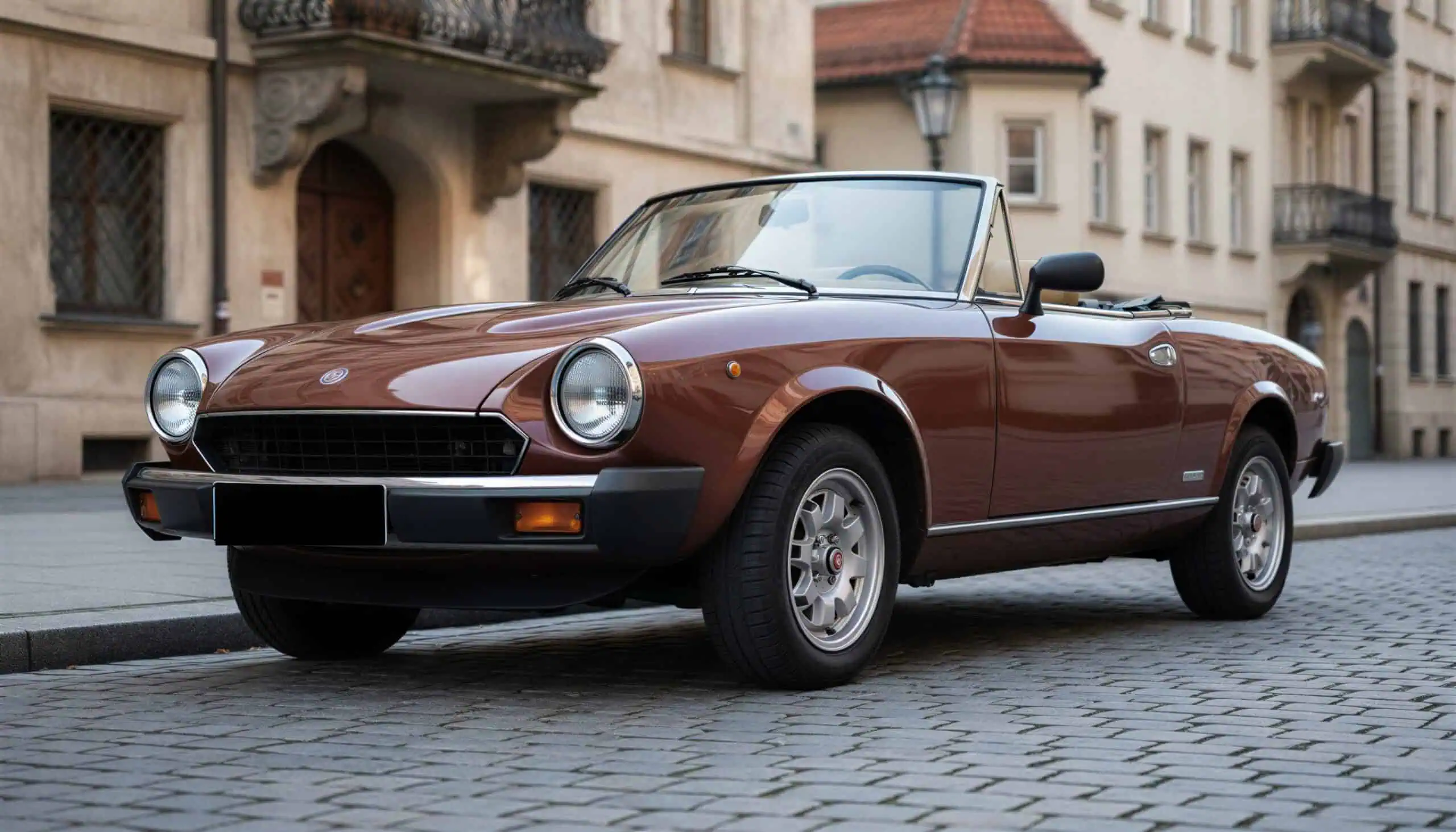Fiat 124 Spider Oldtimer mieten in München hero