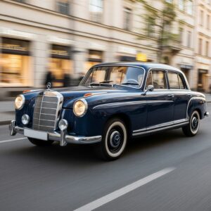Mercedes-Benz 220 S Ponton Oldtimer mieten in München hero