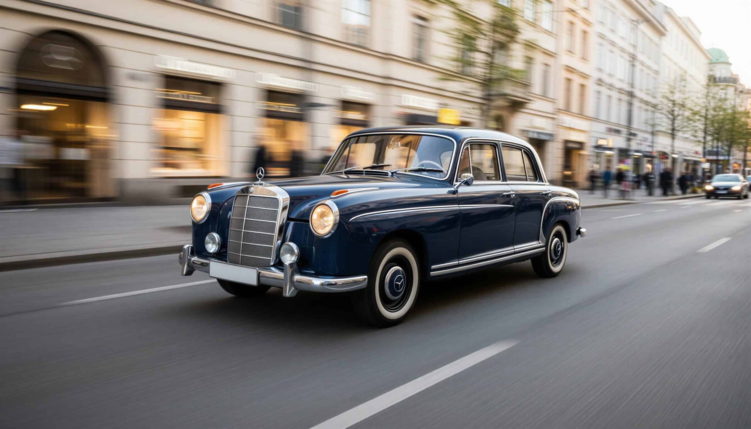 Mercedes-Benz 220 S Ponton Oldtimer mieten in München hero