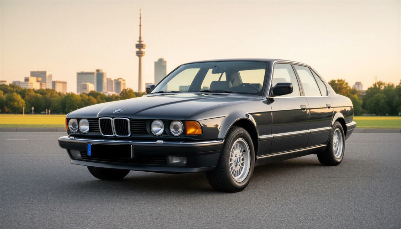 BMW E32 730i Oldtimer mieten in München hero