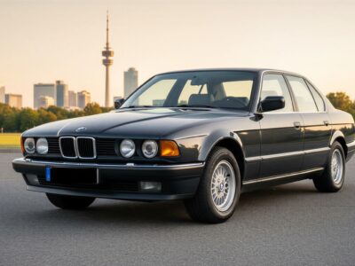 BMW E32 730i Oldtimer mieten in München hero