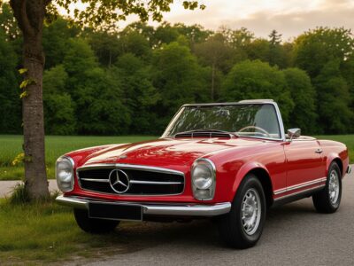 Mercedes-Benz 230 SL Oldtimer mieten in München hero