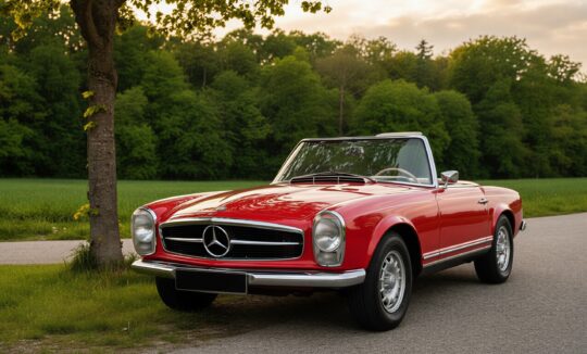 Mercedes-Benz 230 SL Oldtimer mieten in München hero