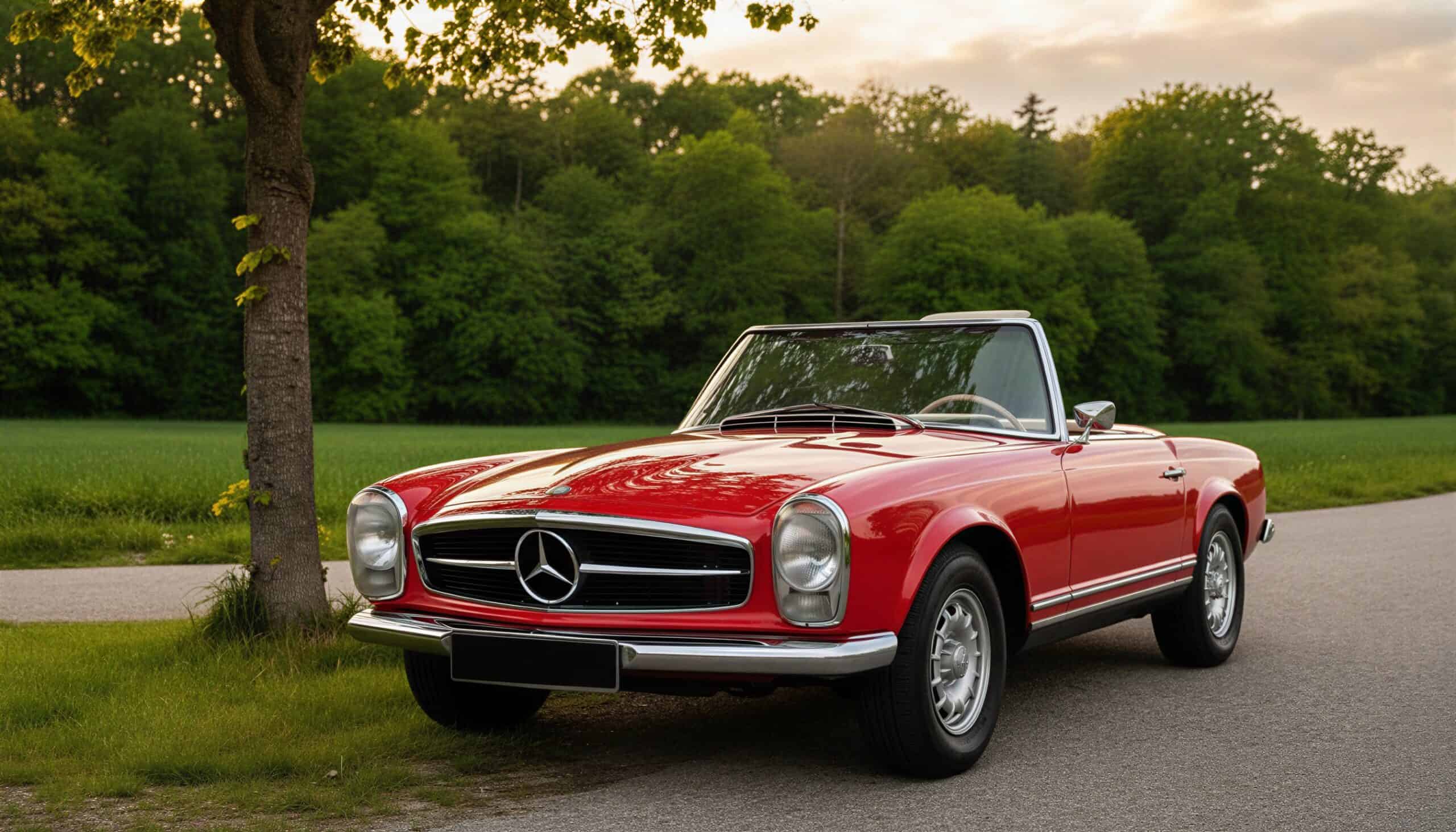 Mercedes-Benz 230 SL Oldtimer mieten in München hero