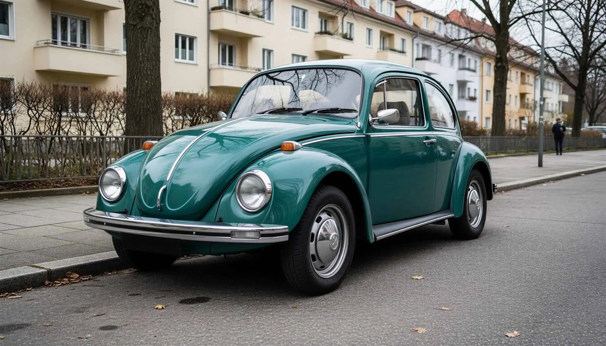 VW Käfer Limousine Oldtimer mieten in München hero