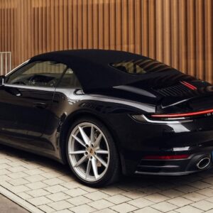 Seitenansicht vom Porsche 911 Cabrio in Frankfurt