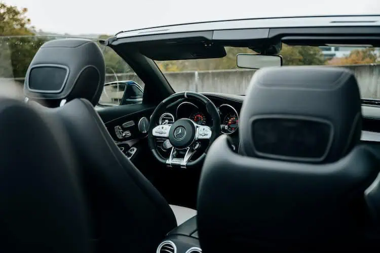 Innenraum vom Mercedes C63s AMG Cabrio in Stuttgart