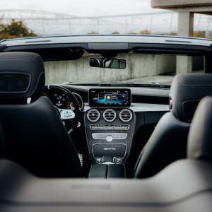 Interior vom Mercedes C63s AMG Cabrio in Stuttgart