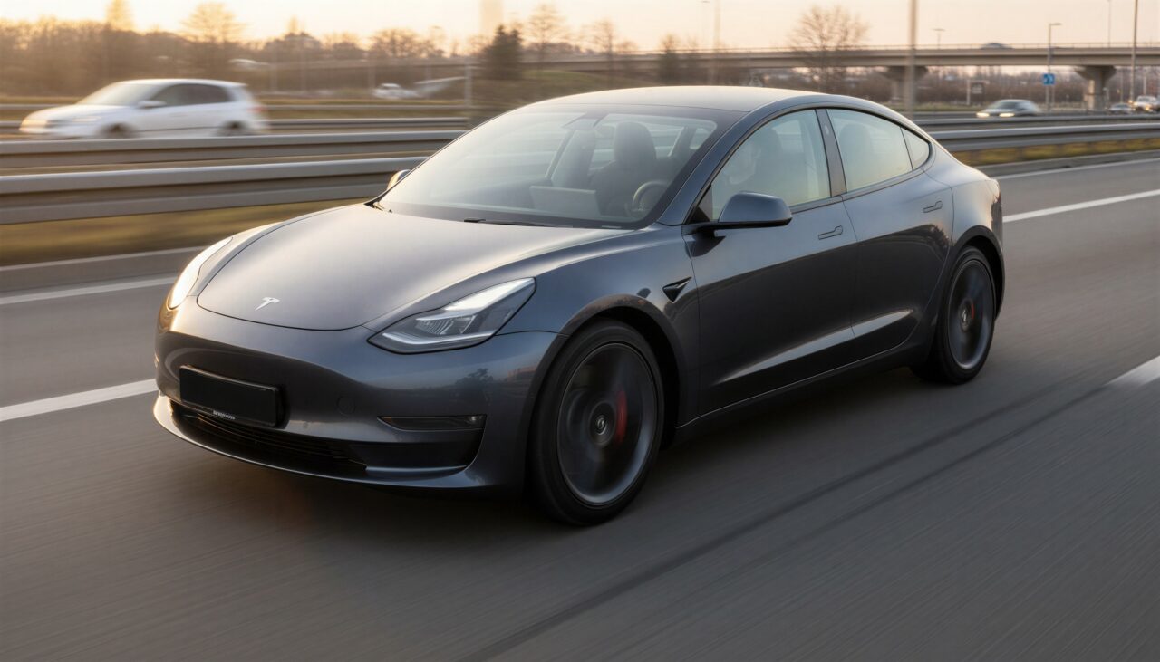 Tesla Model 3 Long Range mieten in München hero