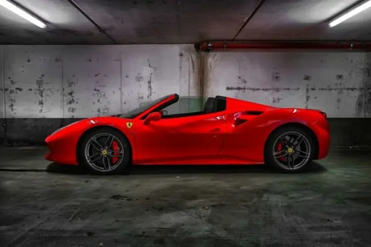 Ferrari 488 Seitenansicht