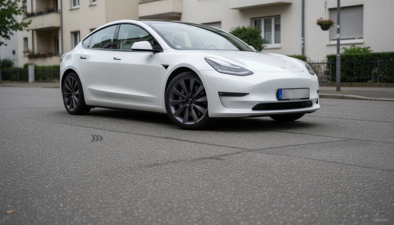 Tesla Model 3 SR Plus mieten in Saarbrücken hero