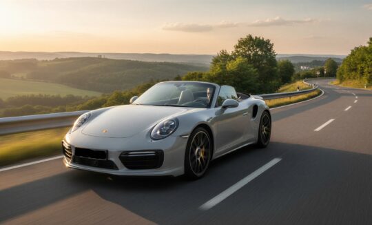 Porsche 911 Turbo S Cabrio mieten in Berlin hero