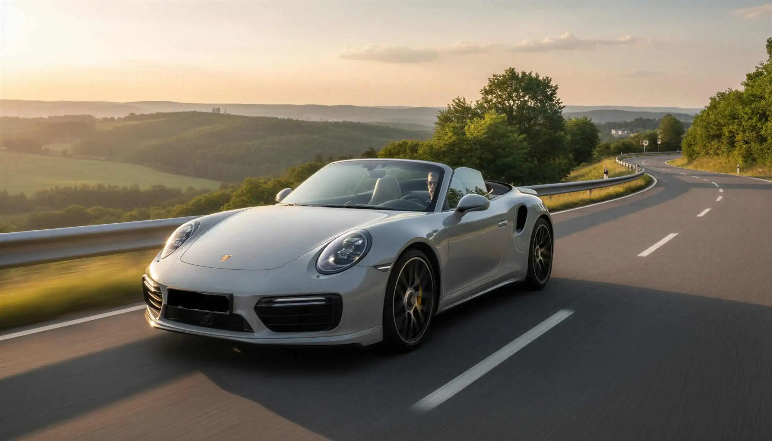 Porsche 911 Turbo S Cabrio mieten in Berlin hero