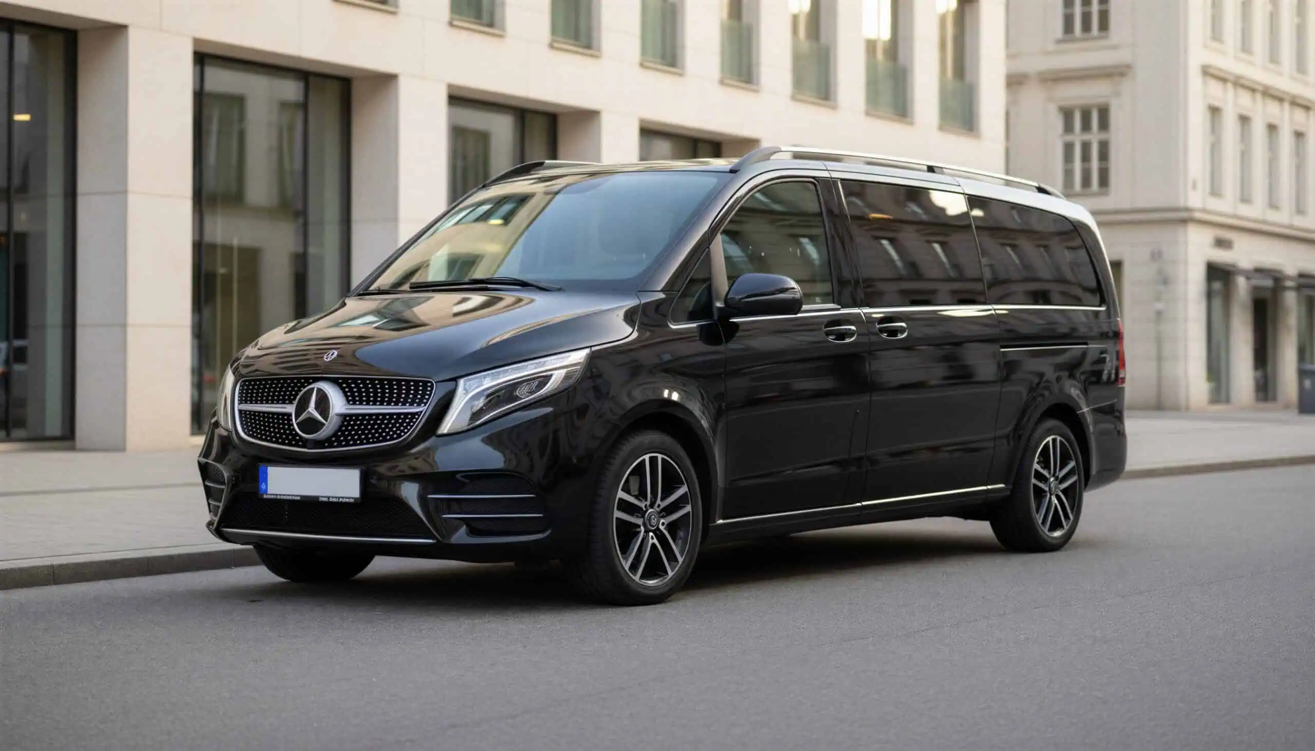 Mercedes V300 Extralong VIP mieten in München hero