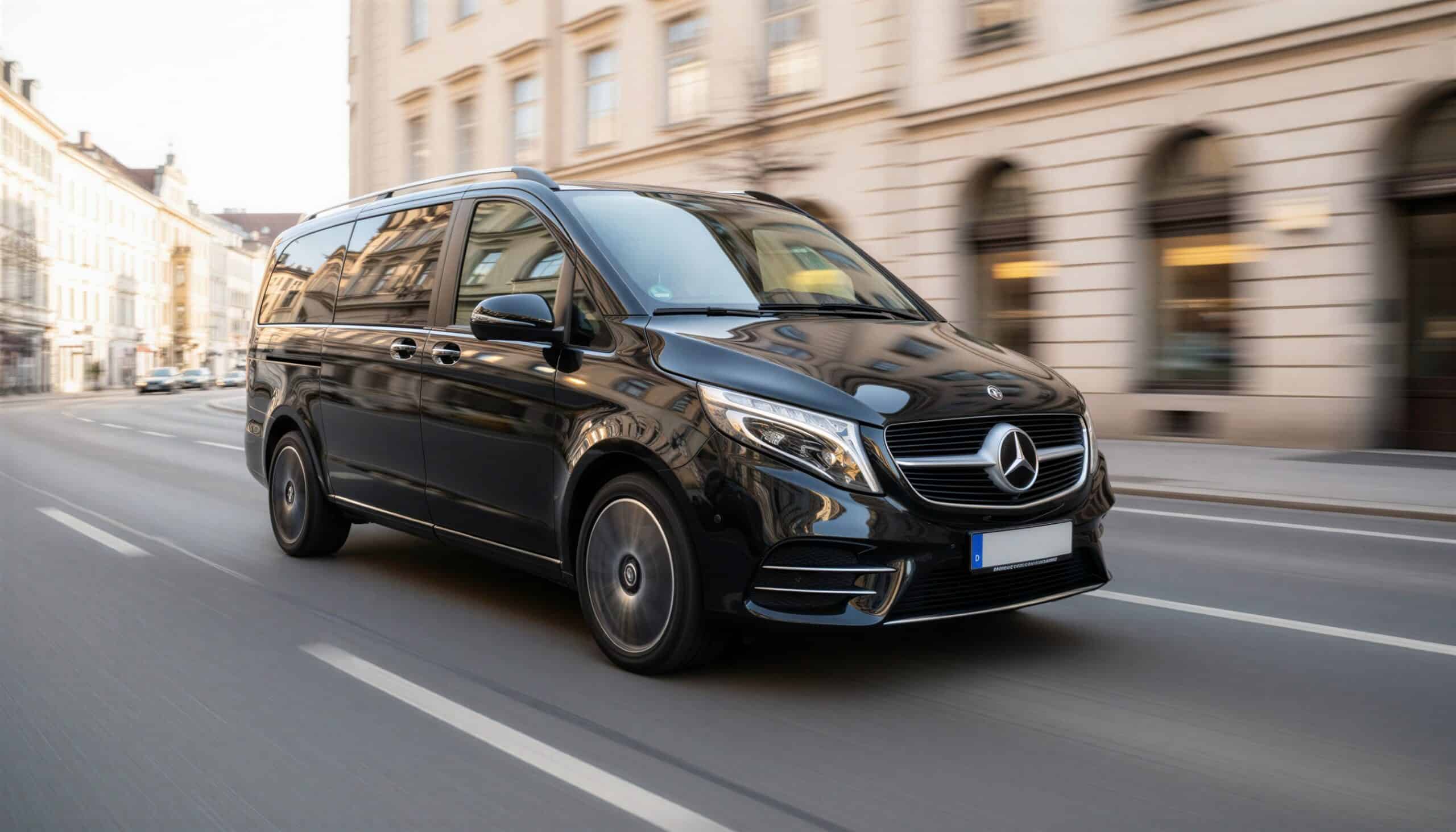 Mercedes V300 Extralong mieten in München hero