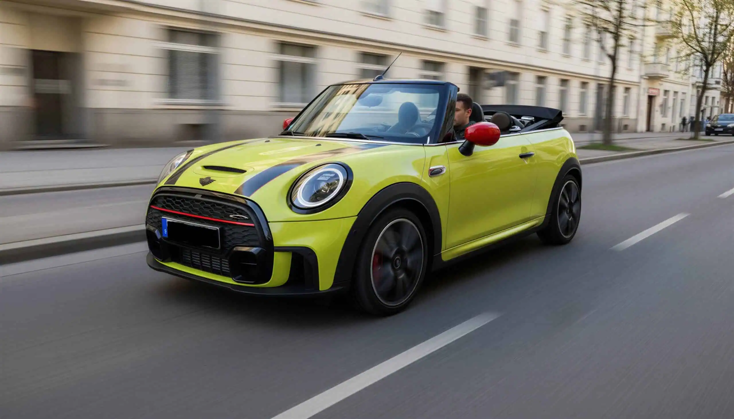Mini Cabrio John Cooper Works mieten in München hero