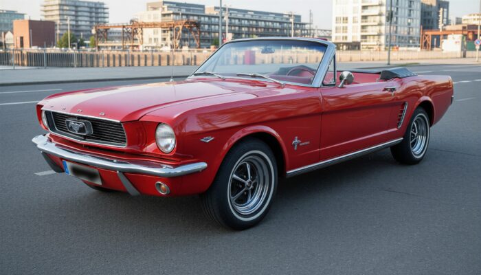 Ford Mustang Oldtimer Cabrio mieten in Duisburg hero