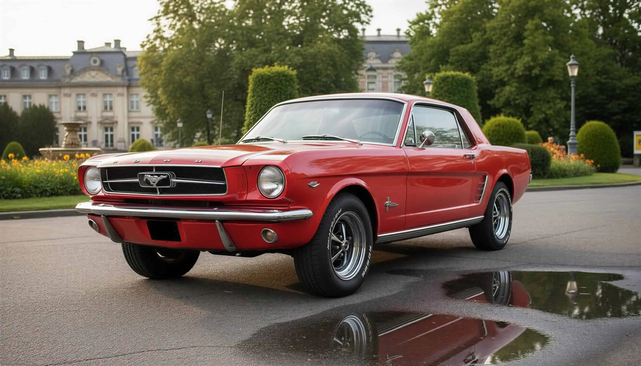 Ford Mustang Oldtimer mieten in Düsseldorf hero