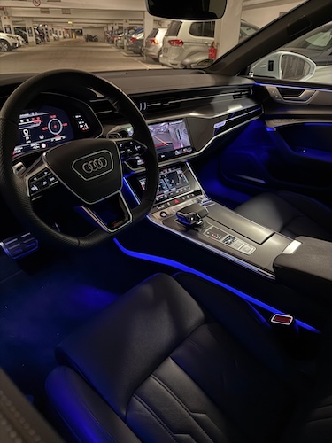 Interieur vom Audi RS7 in Berlin