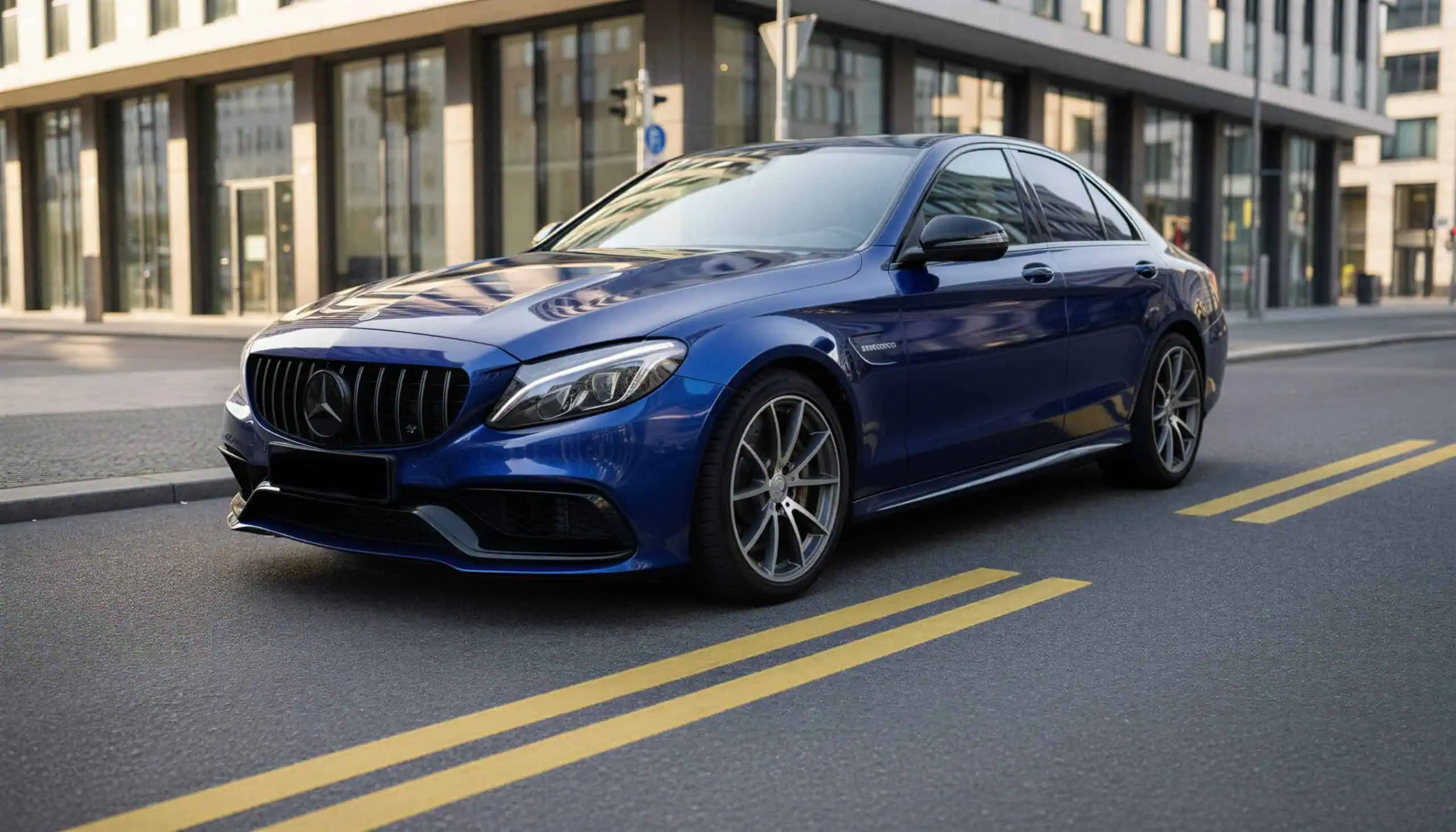 Mercedes-Benz C63S AMG mieten in Berlin hero