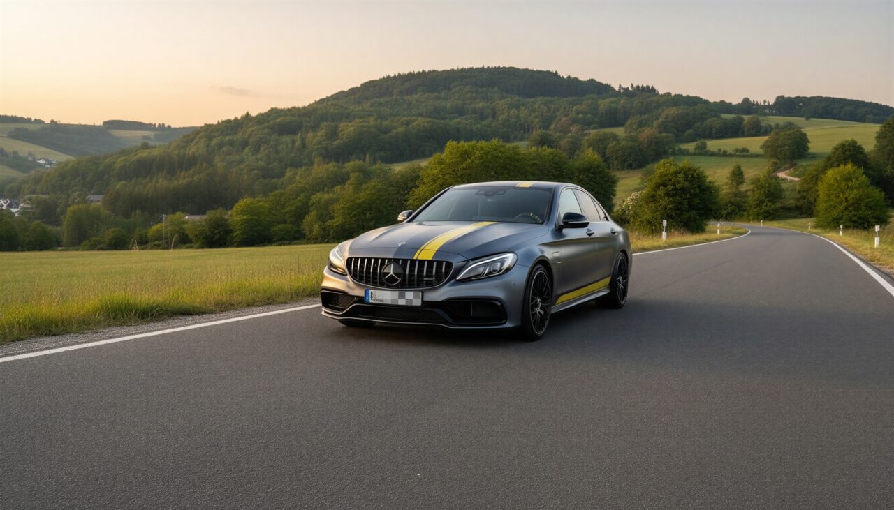 Mercedes C63S AMG mieten in Siegen hero
