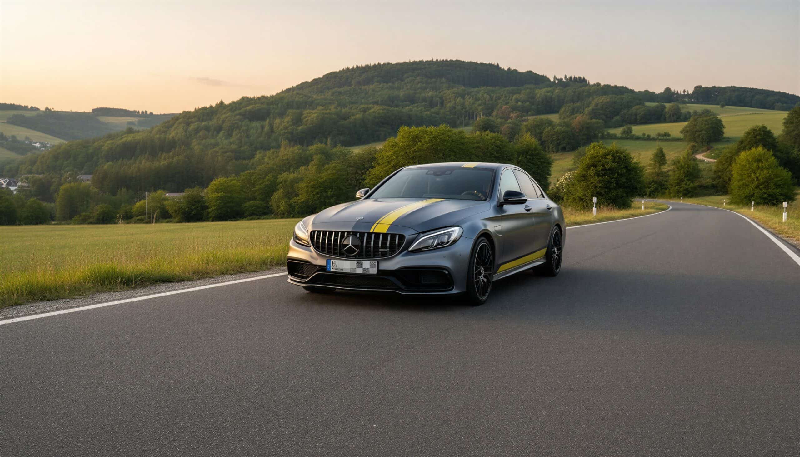 Mercedes C63S AMG mieten in Siegen hero