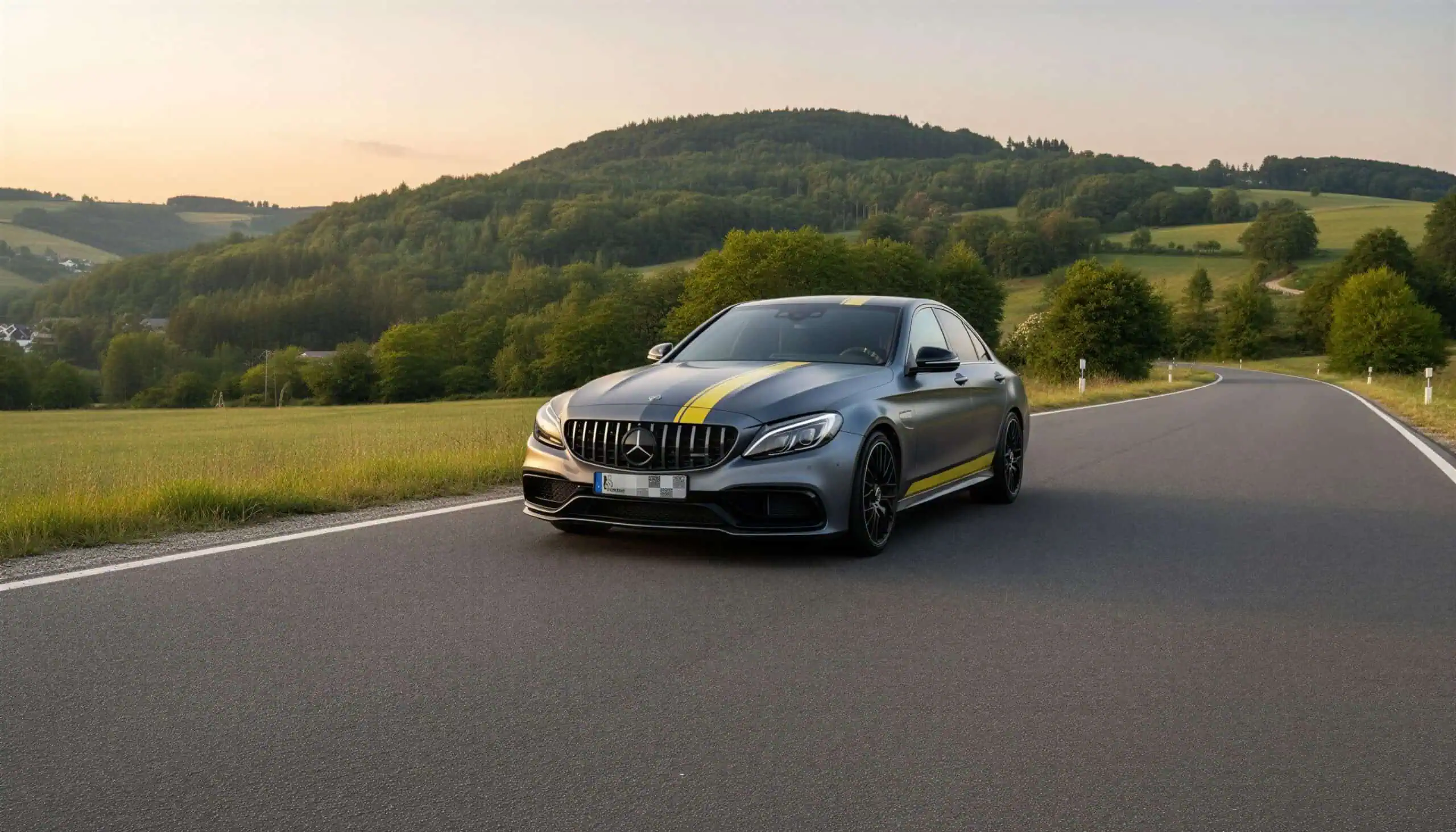 Mercedes C63S AMG mieten in Siegen hero