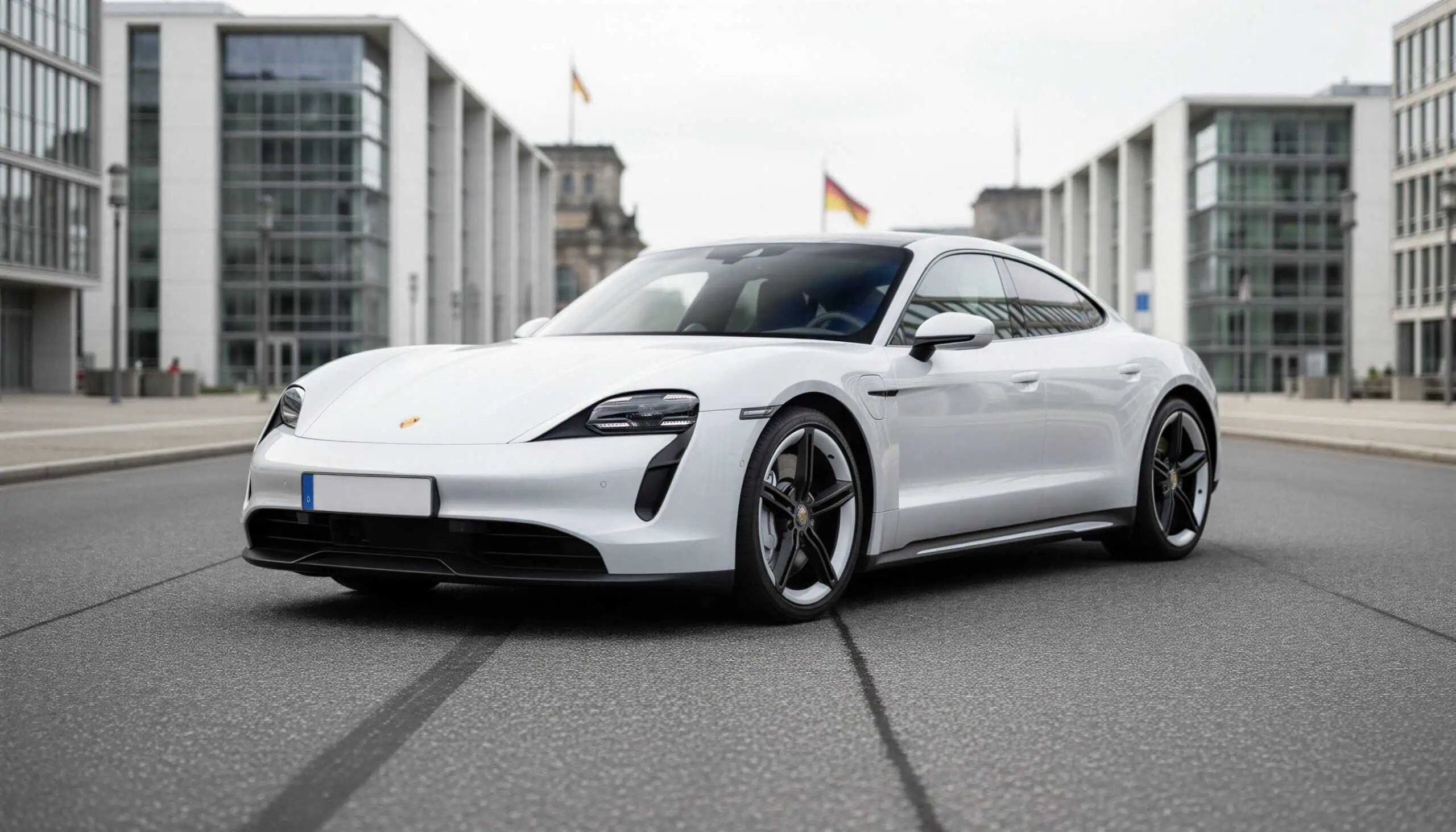 Porsche Taycan mieten in Berlin hero
