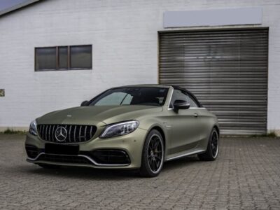 Mercedes C63s AMG Cabrio mieten in Hamburg