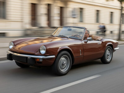 Triumph Spitfire Oldtimer mieten in München Hero