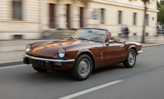 Triumph Spitfire Oldtimer mieten in München Hero