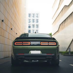 Heckansicht Dodge Challenger Shaker in Frankfurt