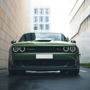 Frontansicht Dodge Challenger Shaker in Frankfurt