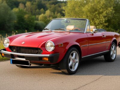 Fiat 124 Sport Spider Oldtimer mieten in München hero
