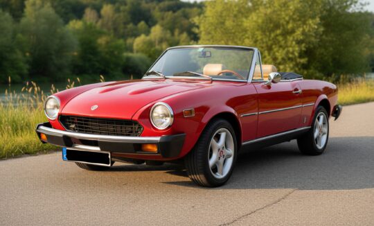 Fiat 124 Sport Spider Oldtimer mieten in München hero